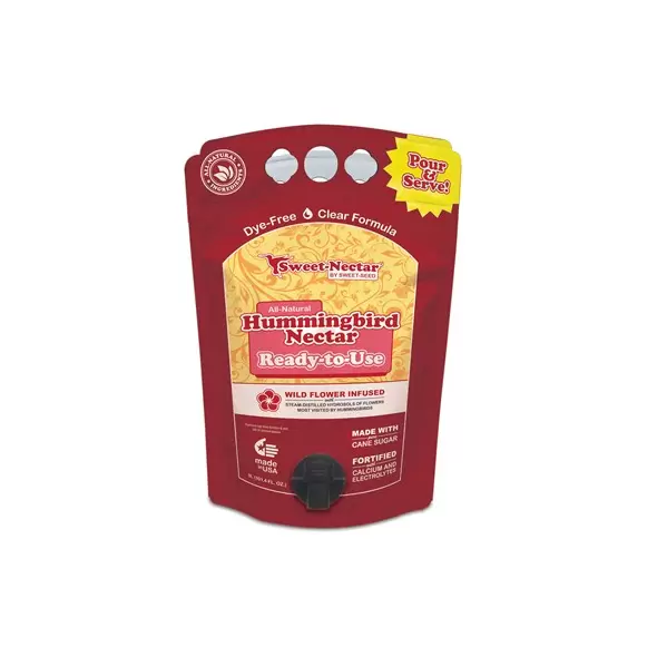 Sweet Seed 3L Hummingbird Nectar Pouch Ready to Use