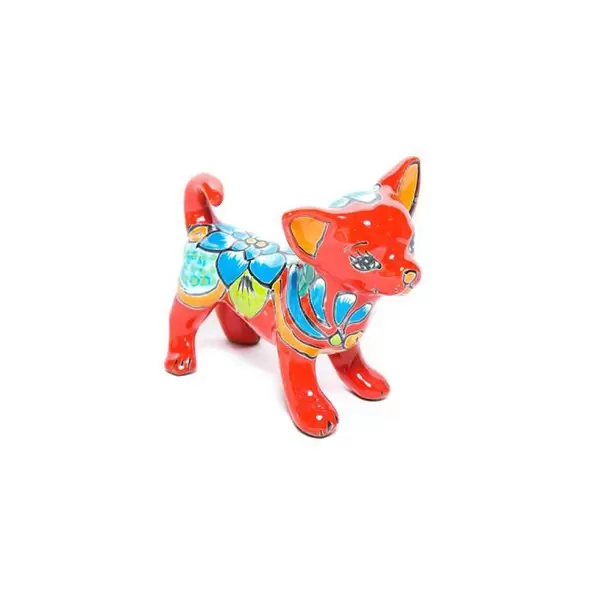 Talavera 8" Chihuahua Statue