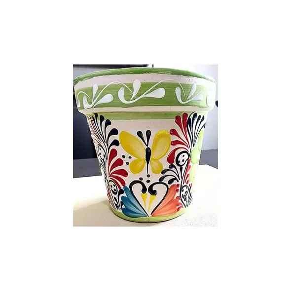 Bella 12" Flower Pot Lime