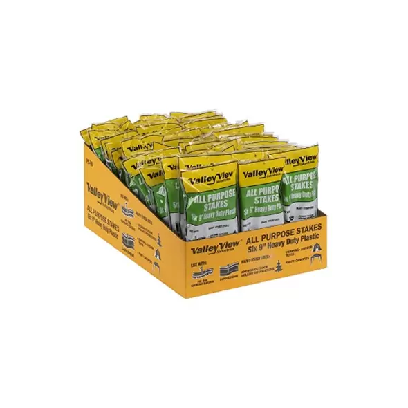 Valley View 9" Poly Stake Bagged