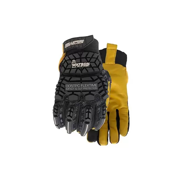 Watson Gloves Flextime Impact w/Cut Large Dryhide Water Resist
