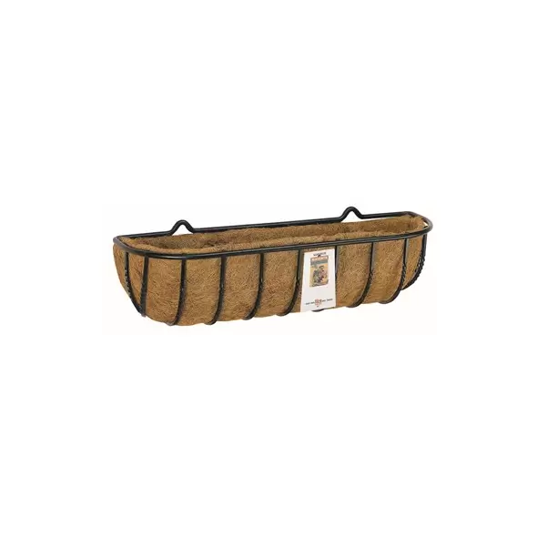 WSP 24" Blacksmith Wall Trough With Coco Liner