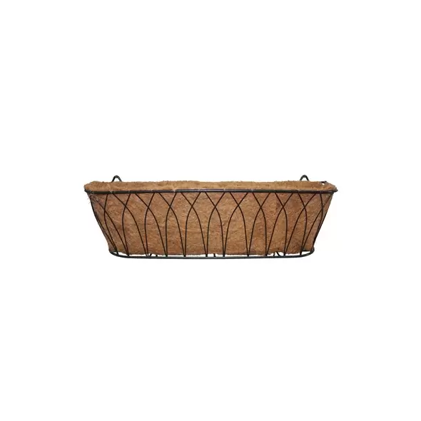 Austram 30" Lotus Trough Planter Black