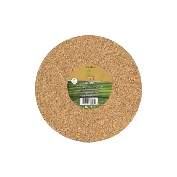 Plastec 8" Eco Real Cork Mat