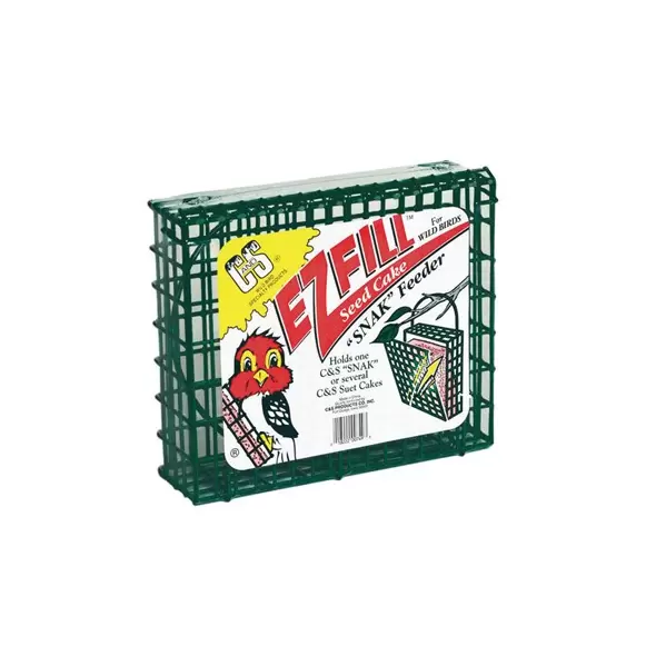 C&S Ez Fill Green Wire Snak Basket