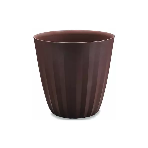 Crescent 19" Pleat Planter Bark