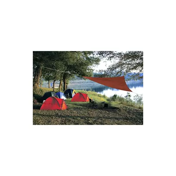 Coolaroo 10' Ready to Hang Triangle Shade Sail Terracotta