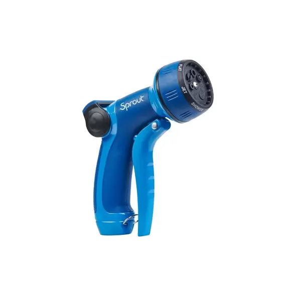Melnor Sprout Metal Nozzle Front Trigger Blueberry 7 Pattern