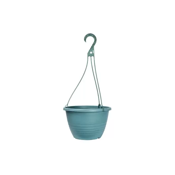 Grower Select 10.00 Everest Hanging Basket, With 18in Hanger, Blush Lagoon, 70 per Case, 10.08in OD x 6.99in H, 1.5 Gallon