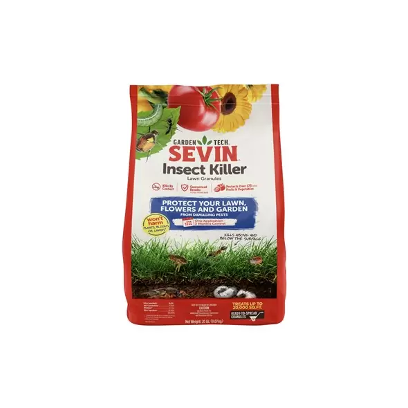GardenTech 20lb Sevin Insect Killer Lawn Zeta-Cypermethrin Granules