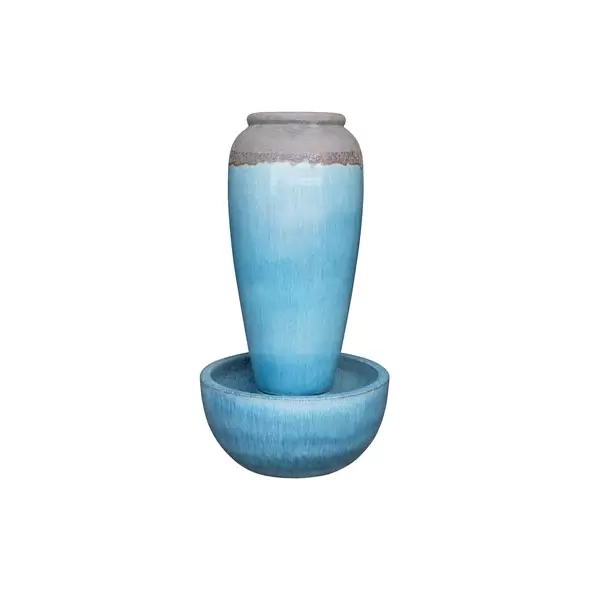 MCarr 3 Units 1936 39.4" Fountain Volcanic Milky Blue