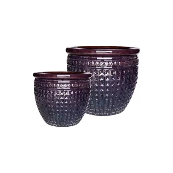 MCarr 8pc Diamond Planter Pallet Eggplant