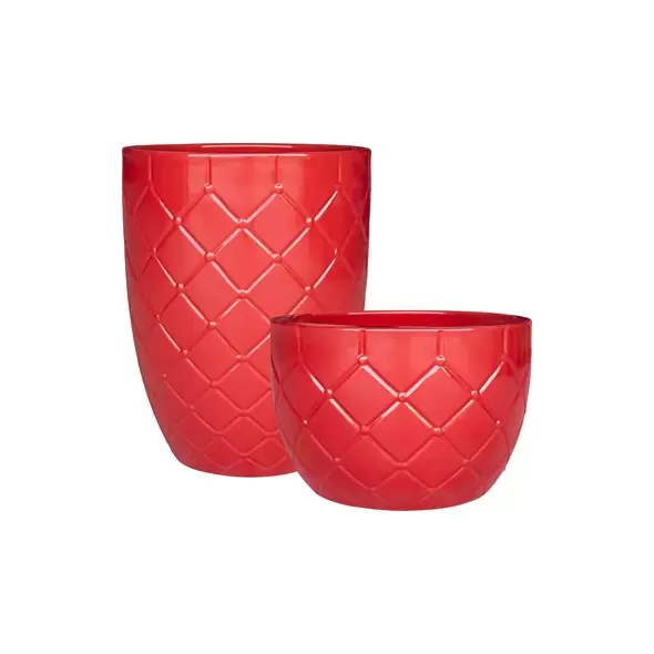 MCarr 32pc Button Planter Pallet Red