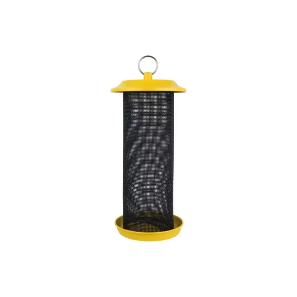 Natures Way 2.125qt Metal Mesh Thistle Bird Feeder Sunglow