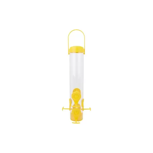 Perky Pet Classic Finch Feeder Yellow with 6 Ports & 1.8lb Capacity
