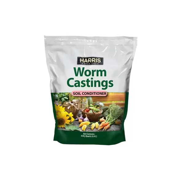 Harris 4qt Dry Worm Castings Soil Conditioner