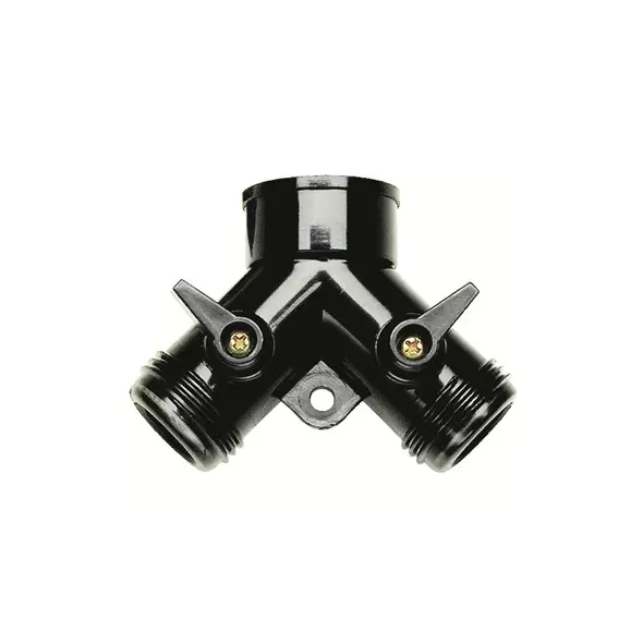 Rain Drip Y Conn Dual Shutoff