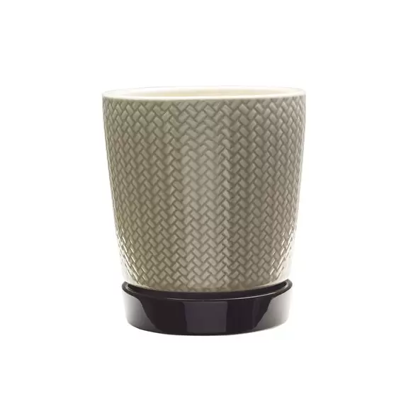 Southern Patio 6.5"H Alice Planter Light Brown Finish