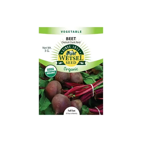 Organic Beet Detroit Dark Red - 3 Gram