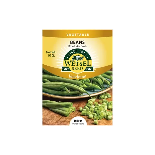 Heirloom Bean, Blue Lake Bush - 10 Gram