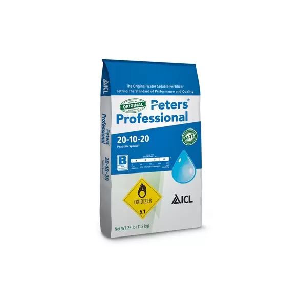 ICL Peters 20-10-20 Peat Lite 25lb (80/Pl) HAZ