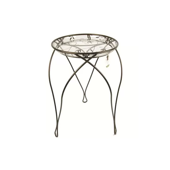 Plastec 21" Elegance Plant Stand Dark Bronze