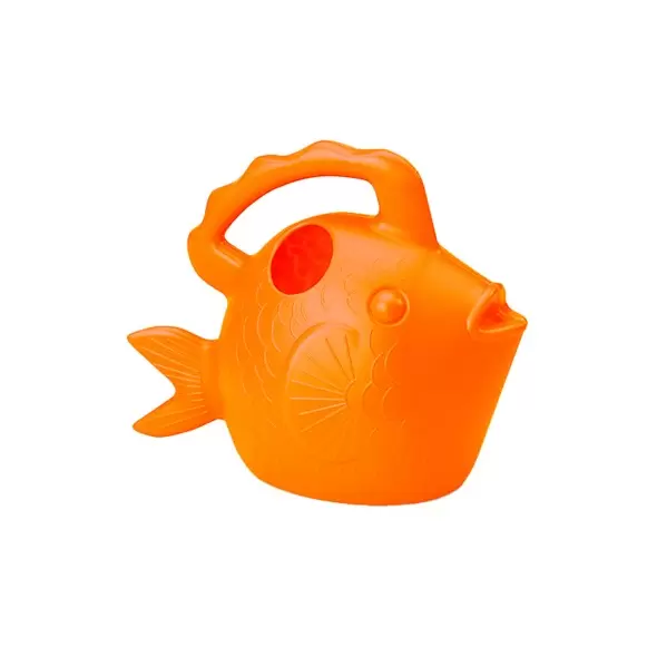 Character .75gal Watering Can Fish Orange