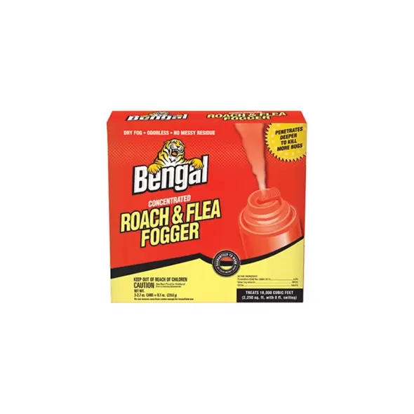 Bengal 3pk 2.7oz Roach Flea Fogger