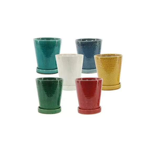 MCarr 18pc Tall Round Pot Set Mixed Colors