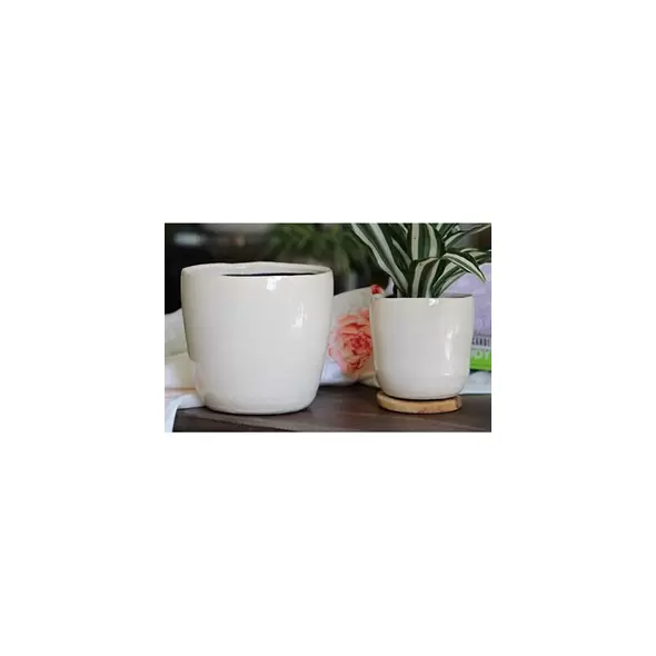 Jewel 6.5" Freeform Pot Ivc