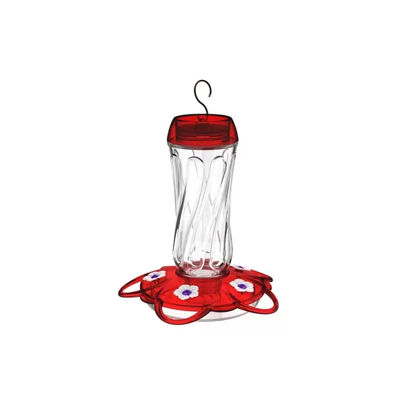 Classic 16oz Orion Glass Hummingbird Feeder 5 Ports