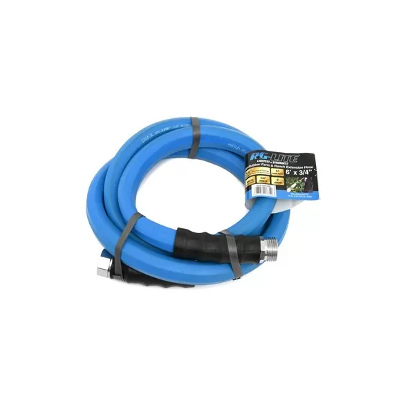 BluBird 3/4"x6' Ag-Lite Rubber Hose