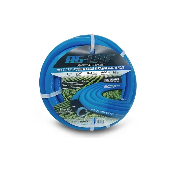 BluBird 1"x100' Ag-Lite Rubber Hose