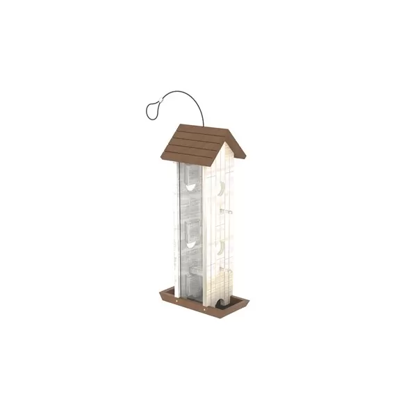 Classic Tower Wood Seed Feeder 3