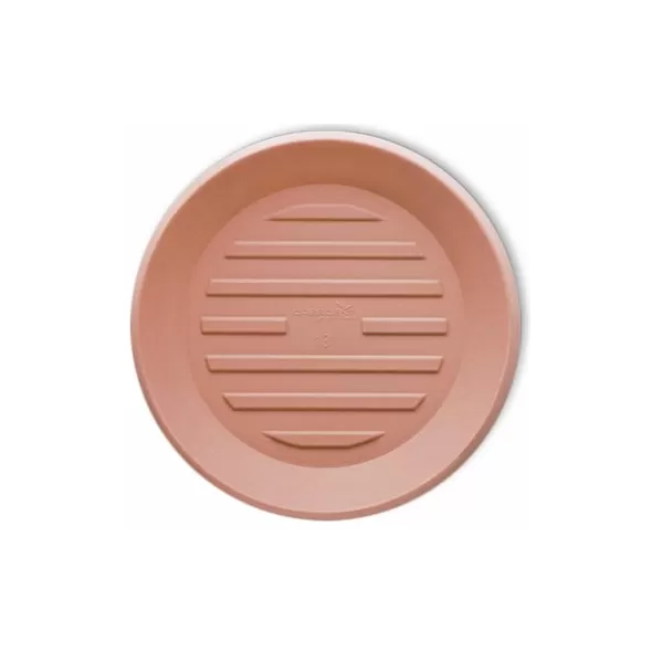 Crescent 10" Round Universal Saucer Weathered Terracotta