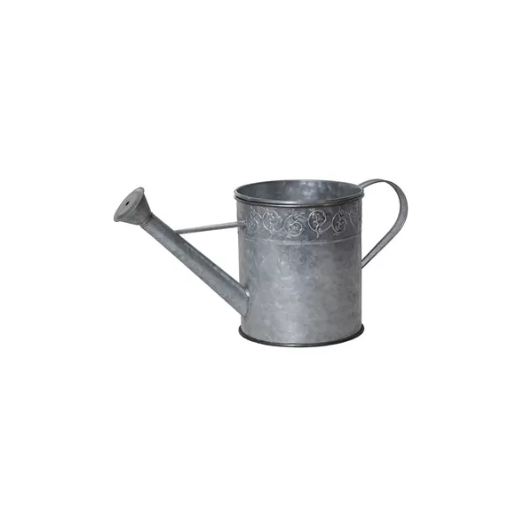 Pond Boss Watering Can Spitter And Planter Silver