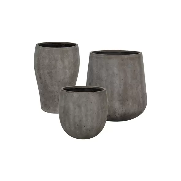MCarr 18pc Tall Sand Rock Planter Pallet Rustic Brown
