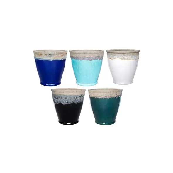 MCarr 30pc Flat Rim Planter Pallet Volcanic Mix