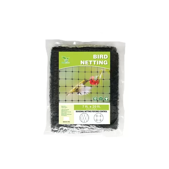 Greenyard 7'x20' Bird Net Folded Black