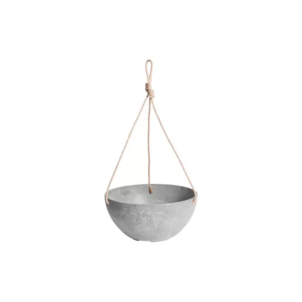 Artstone Napa 10" Hanging Bowl Grey