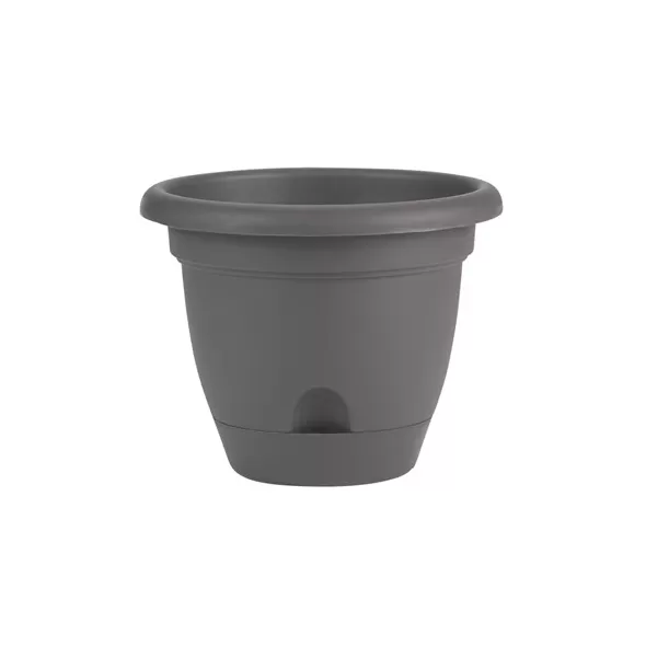 Bloem 12" Lucca Planter Charcoal