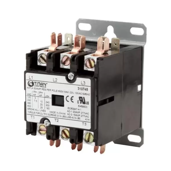 Titan Controls 3P /120 V 50 A Relay (25/Cs)