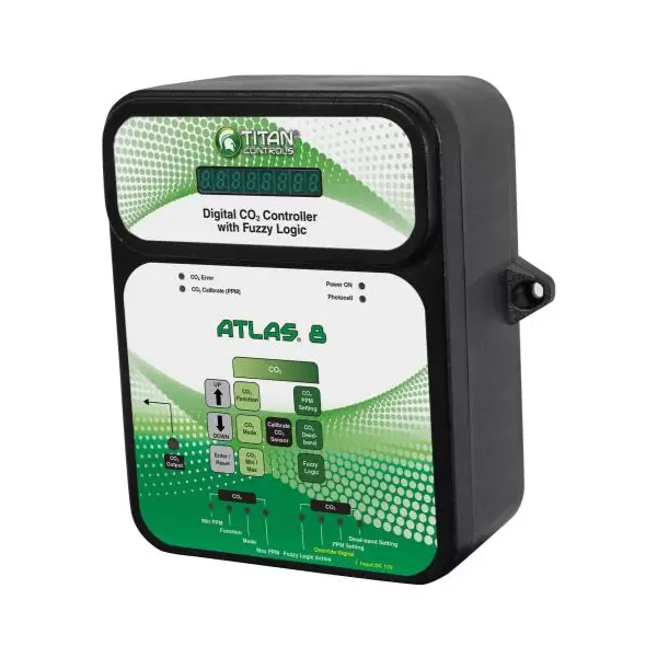 Titan Controls Atlas 8 - Digital CO2 Controller w/ Fuzzy Logic