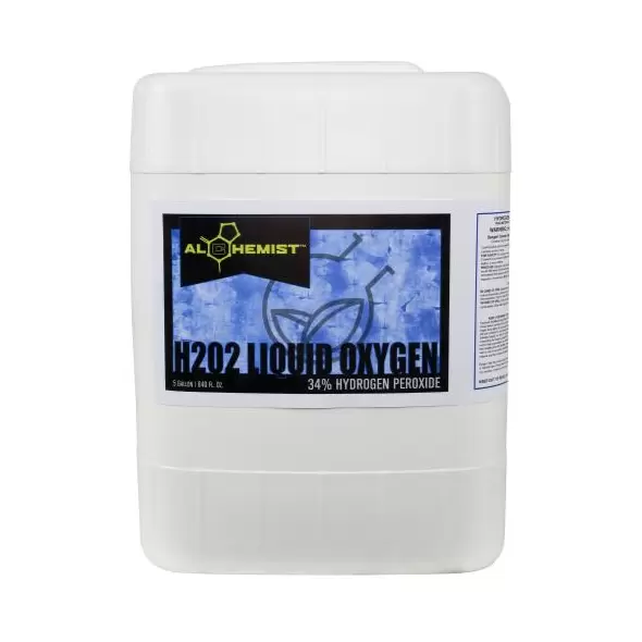 Alchemist H2O2 Liquid Oxygen 34% 5 Gallon (OR Label)