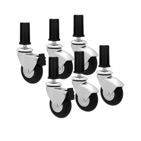 Fast Fit HD Caster Wheels - 6 pc