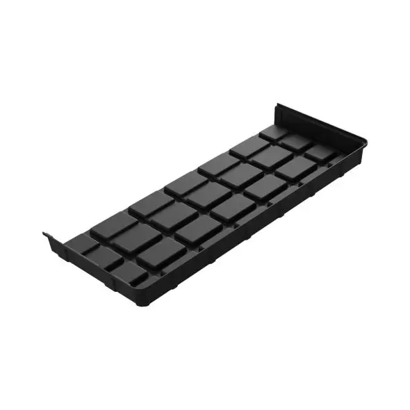 Botanicare 5'W x 2'L Black ABS End Tray