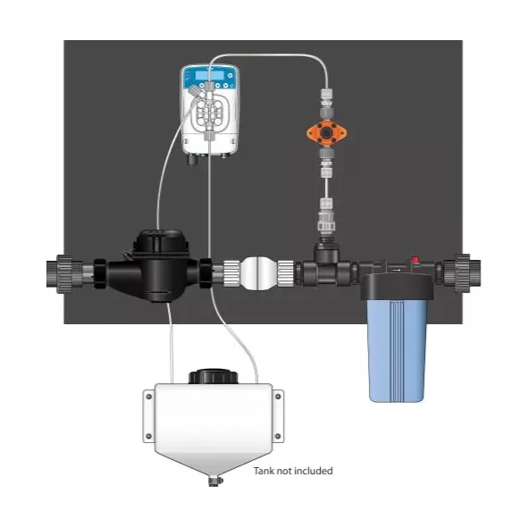Etatron eOne Micro-Dosing Pump 1.5 in - Assembled Panel (Left to Right)