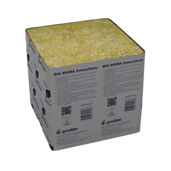 Grodan Delta Big Mama Block 8 in x 8 in x 8 in (18CT)