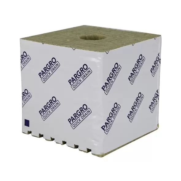 Grodan Pargro QD Biggie Block 6 in x 6 in x 6in w/ Hole (64CT)