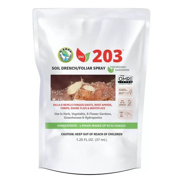 SNS 203 Soil Drench & Foliar Spray Pouch 4 fl oz (10cs/Pack)